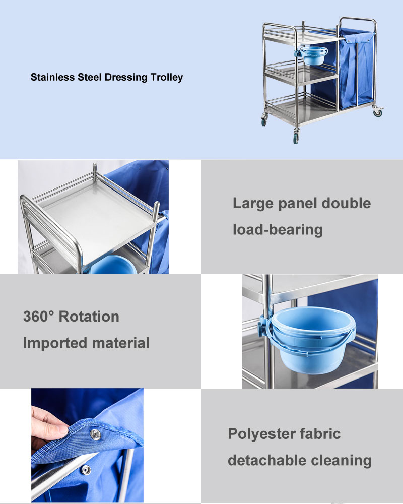 medical dressing trolley