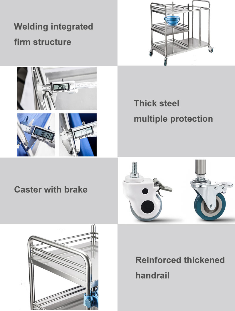 medical dressing trolley