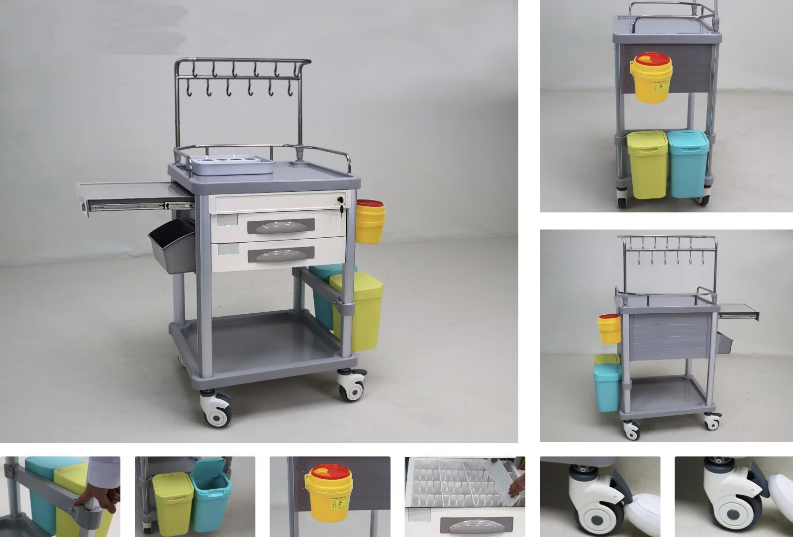 Medical Infusion Treatment Medicine Trolley