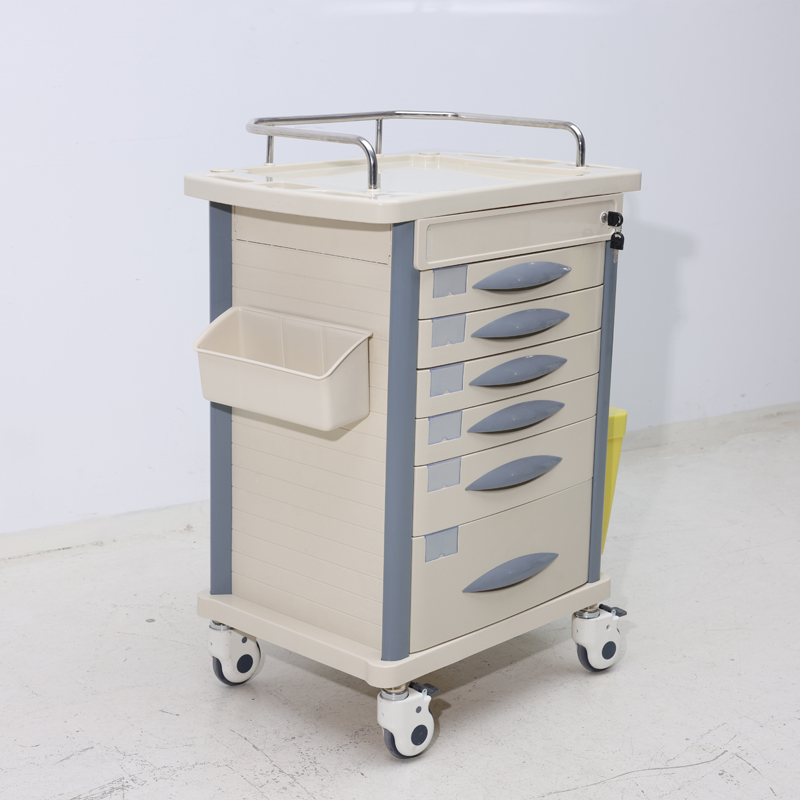 medical trolley with drawers