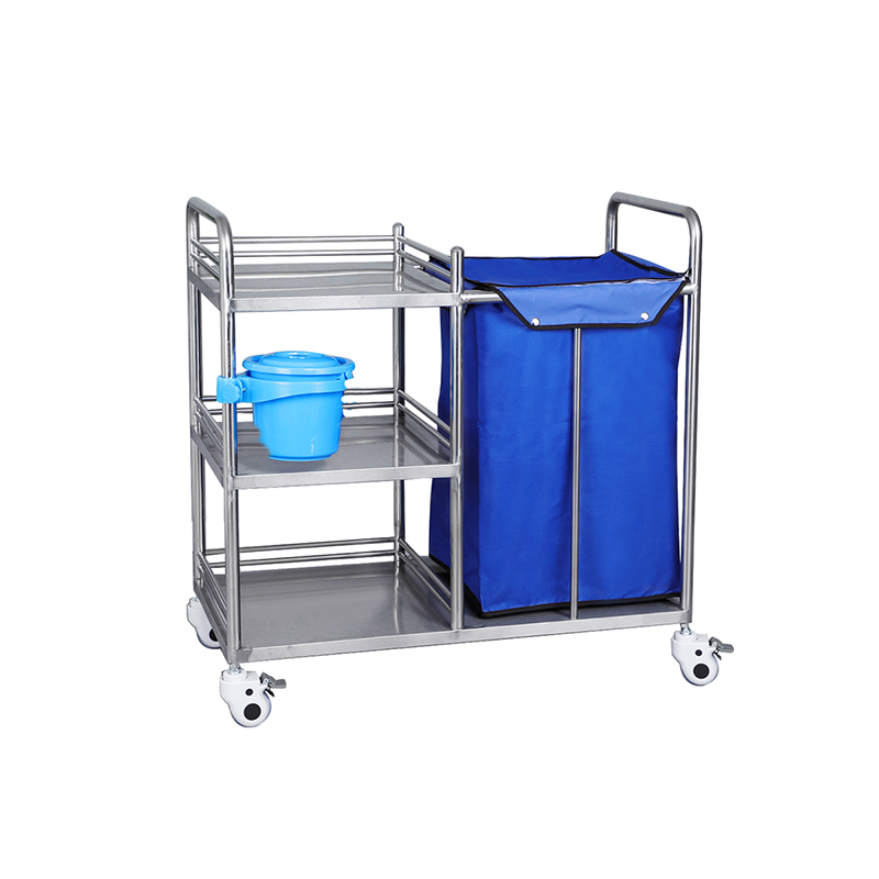 ZP-S11 Stainless Steel clean linen trolley