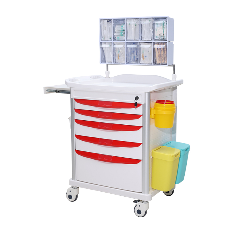 ZP76031 Hospital Clinic ABS Plastic  Cart Anesthesia Trolley