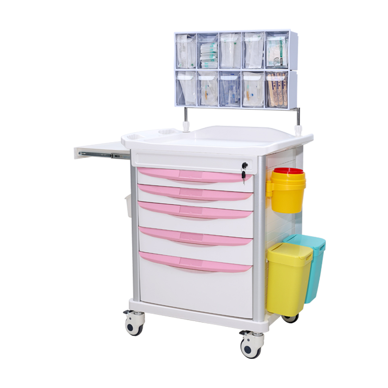 ZP76032 Hospital Clinic ABS Plastic Anesthesia Trolley